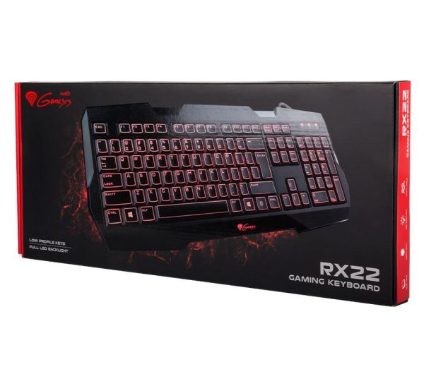 Natec KLAWIATURA GENESIS RX-22 PRZEW. GAMING USNKG-0554 - 1449195 - zdjęcie 3